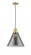 Cone - 1 Light - 12 inch - Satin Gold - Cord hung - Mini Pendant (3442|201CSW-SG-G43-L)