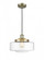 Bridgeton - 1 Light - 12 inch - Antique Brass - Cord hung - Mini Pendant (3442|201C-AB-G692-12-LED)