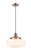 Bridgeton - 1 Light - 12 inch - Antique Copper - Cord hung - Mini Pendant (3442|201C-AC-G691-12)