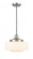 Bridgeton - 1 Light - 12 inch - Brushed Satin Nickel - Cord hung - Mini Pendant (3442|201C-SN-G691-12)