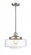Bridgeton - 1 Light - 12 inch - Brushed Satin Nickel - Cord hung - Mini Pendant (3442|201C-SN-G692-12)