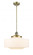 Bridgeton - 1 Light - 12 inch - Antique Brass - Stem Hung - Mini Pendant (3442|201S-AB-G691-16)