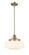 Bridgeton - 1 Light - 12 inch - Brushed Brass - Stem Hung - Mini Pendant (3442|201S-BB-G691-12)