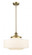 Bridgeton - 1 Light - 16 inch - Brushed Brass - Stem Hung - Mini Pendant (3442|201S-BB-G691-16-LED)