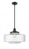 Bridgeton - 1 Light - 12 inch - Matte Black - Stem Hung - Mini Pendant (3442|201S-BK-G692-16-LED)