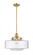 Bridgeton - 1 Light - 12 inch - Satin Gold - Stem Hung - Mini Pendant (3442|201S-SG-G692-16)