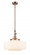 Bridgeton - 1 Light - 16 inch - Antique Copper - Stem Hung - Adjustable Mini Pendant (3442|206-AC-G691-16-LED)