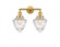 Bullet - 2 Light - 18 inch - Satin Gold - Adjustable Bath Vanity Light (3442|208-SG-G664-7)