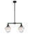 Bullet - 2 Light - 24 inch - Matte Black - Stem Hung - Adjustable Island Light (3442|209-BK-G664-7)