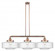 Bridgeton - 3 Light - 50 inch - Antique Copper - Stem Hung - Adjustable Island Light (3442|213-AC-G694-16)