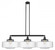 Bridgeton - 3 Light - 50 inch - Matte Black - Stem Hung - Adjustable Island Light (3442|213-BK-G692-16)