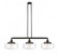 Bridgeton - 3 Light - 44 inch - Oil Rubbed Bronze - Stem Hung - Adjustable Island Light (3442|213-OB-G692-12-LED)