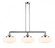 Bridgeton - 3 Light - 44 inch - Polished Chrome - Stem Hung - Adjustable Island Light (3442|213-PC-G691-12)