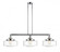 Bridgeton - 3 Light - 44 inch - Polished Chrome - Stem Hung - Adjustable Island Light (3442|213-PC-G692-12)