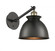 Adirondack - 1 Light - 8 inch - Black Antique Brass - Adjustable Sconce (3442|317-1W-BAB-M14-BK)