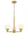 Cairo - 3 Light - 20 inch - Satin Gold - Chain Hung - Pendant (3442|330-3CR-SG-CLW)