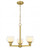 Cairo - 3 Light - 20 inch - Satin Gold - Chain Hung - Pendant (3442|330-3CR-SG-CLW-LED)