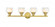 Cairo - 4 Light - 31 inch - Satin Gold - Bath Vanity Light (3442|330-4W-SG-CLW)