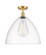 Bristol - 1 Light - 16 inch - Satin Gold - Semi-Flush Mount (3442|516-1C-SG-GBD-162-LED)