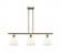 Bristol - 3 Light - 36 inch - Antique Brass - Stem hung - Island Light (3442|516-3I-AB-GBD-751-LED)
