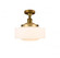 Bridgeton - 1 Light - 12 inch - Brushed Brass - Semi-Flush Mount (3442|517-1CH-BB-G691-12-LED)