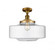 Bridgeton - 1 Light - 16 inch - Brushed Brass - Semi-Flush Mount (3442|517-1CH-BB-G692-16-LED)