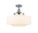 Bridgeton - 1 Light - 16 inch - Polished Chrome - Semi-Flush Mount (3442|517-1CH-PC-G691-16-LED)