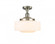 Bridgeton - 1 Light - 12 inch - Brushed Satin Nickel - Semi-Flush Mount (3442|517-1CH-SN-G691-12)