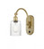 Hadley - 1 Light - 5 inch - Satin Gold - Adjustable Swing Arm (3442|518-1W-SG-G342)