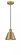 Smithfield - 1 Light - 7 inch - Brushed Brass - Cord hung - Mini Pendant (3442|616-1P-BB-M8)