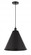 Berkshire - 1 Light - 16 inch - Matte Black - Cord hung - Mini Pendant (3442|616-1P-BK-MBC-16-BK-LED)