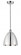 Bristol - 1 Light - 9 inch - Polished Chrome - Cord hung - Mini Pendant (3442|616-1P-PC-MBD-9-PC)