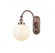Beacon - 1 Light - 8 inch - Antique Copper - Adjustable Swing Arm (3442|918-1W-AC-G201-8)