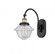 Oxford - 1 Light - 8 inch - Black Antique Brass - Adjustable Swing Arm (3442|918-1W-BAB-G534-LED)