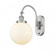 Beacon - 1 Light - 8 inch - Brushed Satin Nickel - Adjustable Swing Arm (3442|918-1W-SN-G201-8)