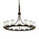 Dakota 15-Light 1-Tier Ring Chandelier (254|FSN-8715-10-WEVE-DBRZ)
