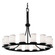 Dakota 15-Light 1-Tier Ring LED Chandelier (254|FAB-8715-10-WHTE-MBLK-LED15-10500)