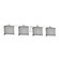 Era 4-Light Bath Bar (254|FAB-8444-55-GRAY-CROM)