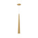 Mina 24-in Brushed Gold Dimmable LED Pendant (461|401215BG-LED)