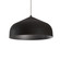 Helena 17-in Black/Black 1 Light Pendant (461|49117-BK/BK)