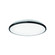 Brook 11-in Black Dimmable LED Flush Mount (461|FM43311-BK)