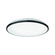 Brook 13-in Black LED Flush Mount (461|FM43313-BK)