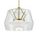 Deco 18-in Clear/Brushed Gold LED Pendant (461|PD61418-CL/BG)