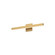 Vega 23-in Brushed Gold Damp-Rated Dimmable LED Vanity Light (461|VL10323-BG)