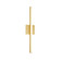 Vega 24-in Brushed Gold Dimmable LED Wall Sconce (461|WS10324-BG)