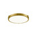 Floyd 11-in Brushed Gold Dimmable LED Flush Mount (461|501102BG-LED)