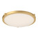 Floyd 13-in Brushed Gold LED Flush Mount (461|501112BG-LED)