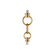 Brushed Gold 4-in Adapter (461|ADP001BG)