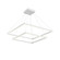 Piazza 32-in White 2-Tier Dimmable LED Chandelier (461|CH88232-WH)