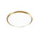 Malta 12-in Brushed Gold LED Flush Mount (461|FM1512-BG)